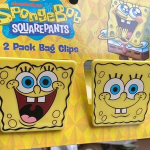 SpongeBob SquarePants Bag Clips 2 Pack